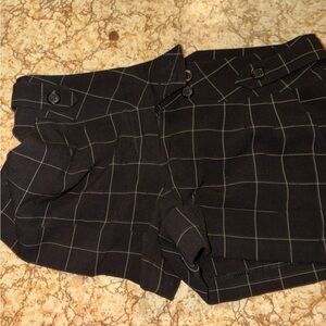 Vintage Y2K Delia’s Black An White Pinstripe Shorts Tuxedo 00